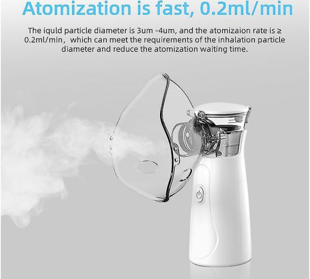 Mesh nebulizer, nečujni inhalator